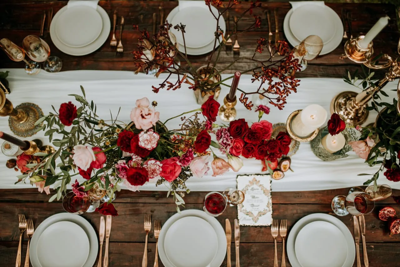A Little Dolce table styling